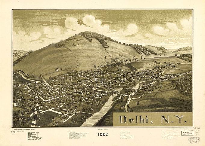 Delhi, New York 1887