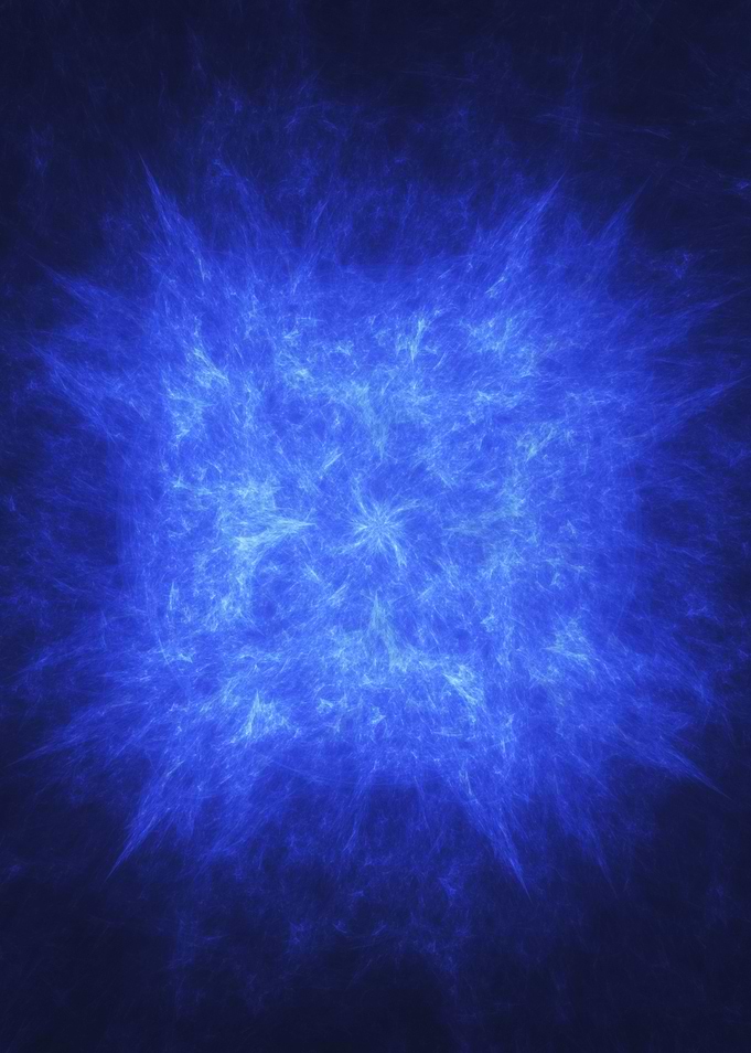 Blue Ice - Fractal Art
