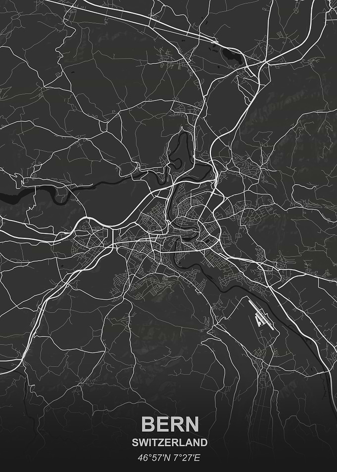 Bern city map