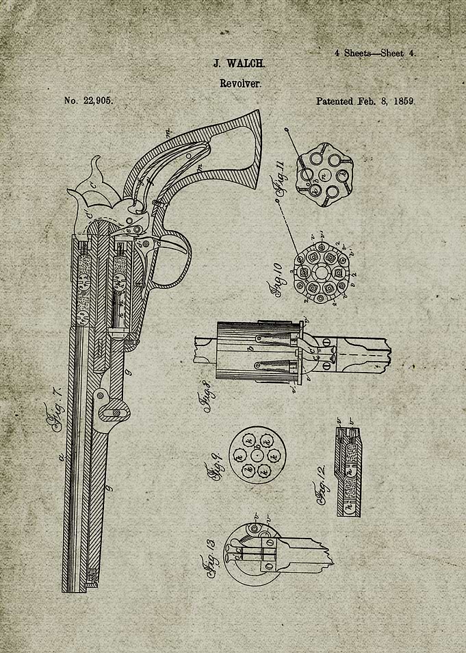 1859 Revolver-Patent