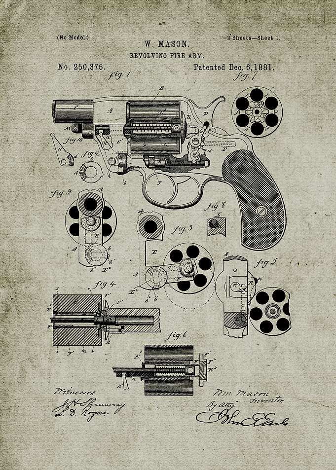 Revolving Fire Arm-Patent