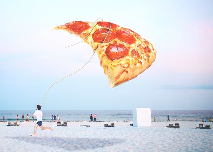 Pizza Kite