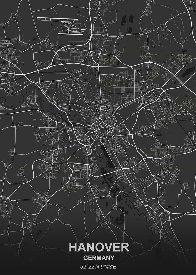 Hanover Germany map