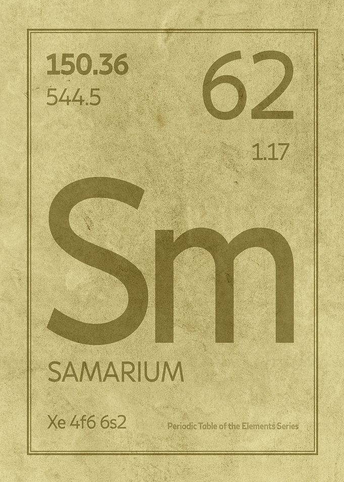 Samarium Element Symbol