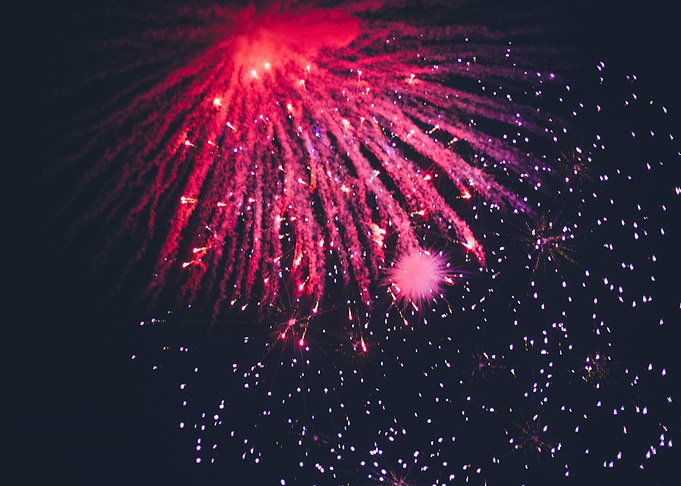 Fireworks in your eyes