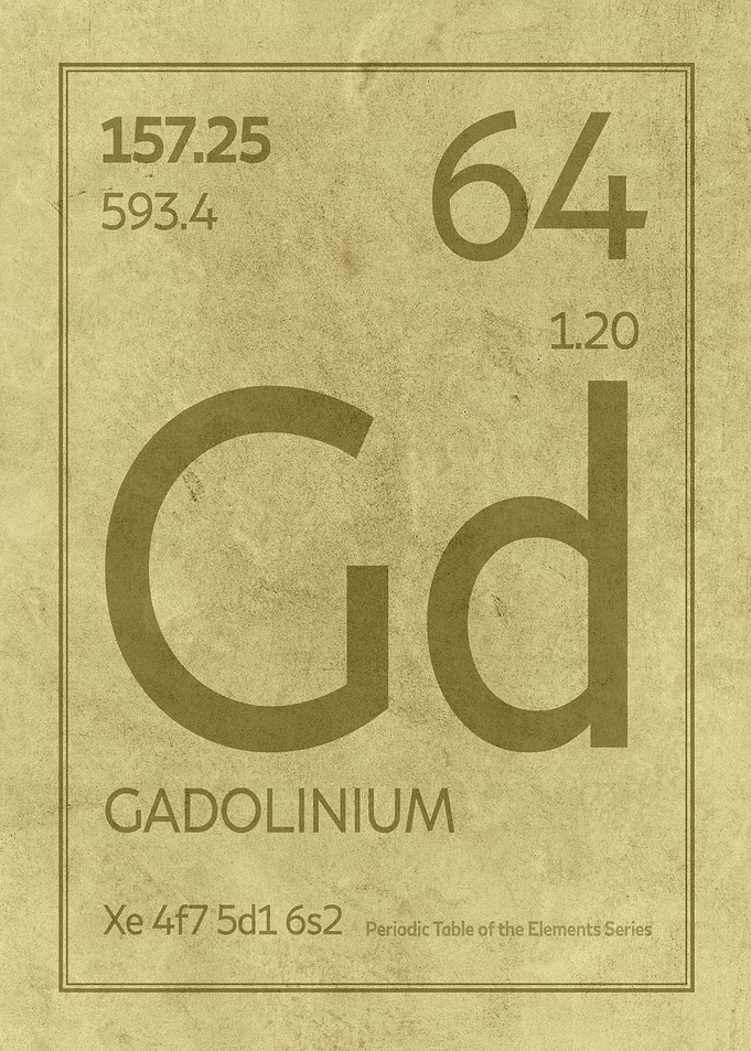 Gadolinium Element Symbol