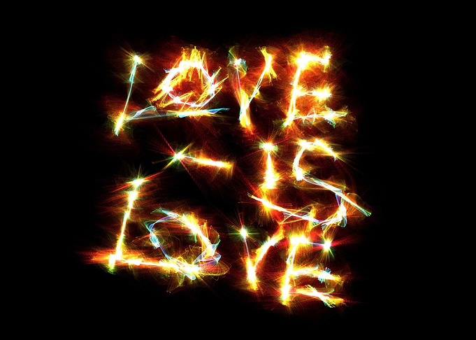Love is Love Word Art