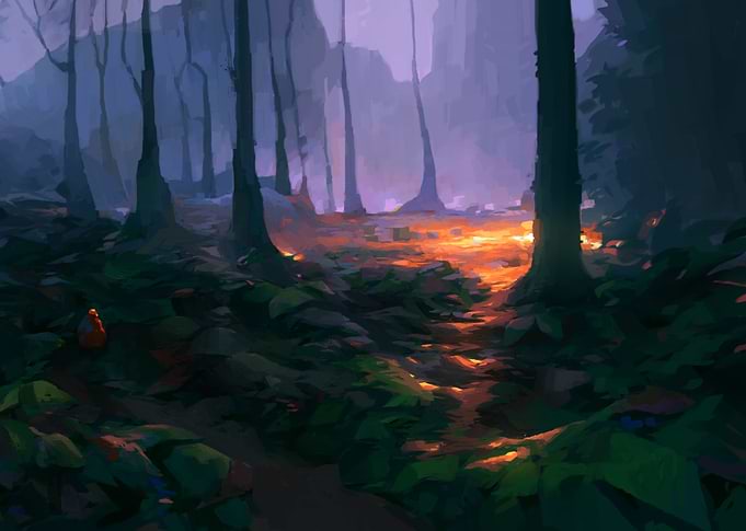 Dark wood