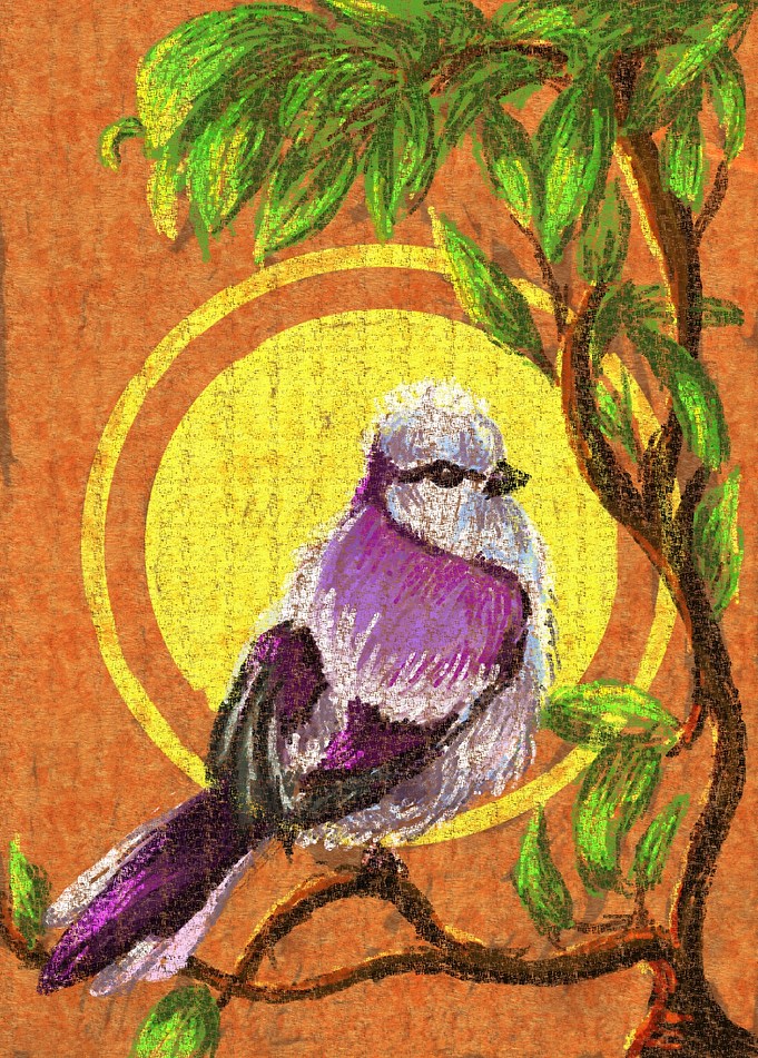 Bird on a tree