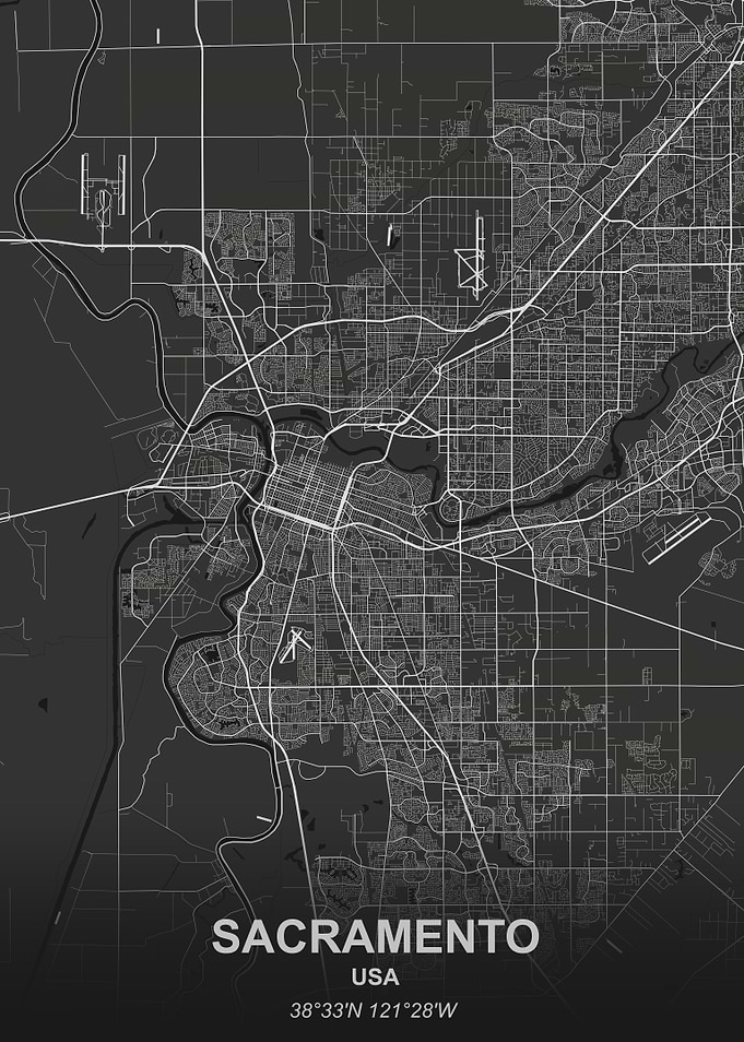 Sacramento city map