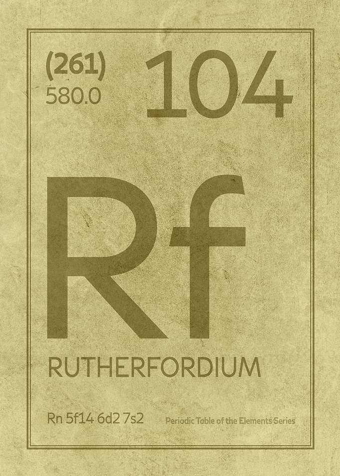 Rutherfordium Element