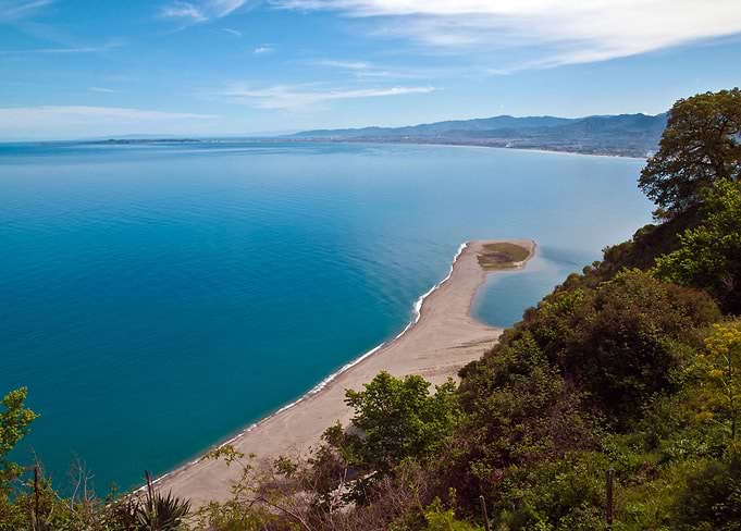 Lagoon in Sicily