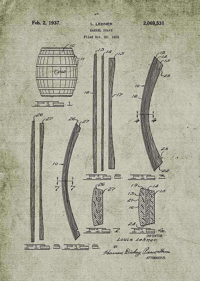 1933 Barrel Steve-Patent