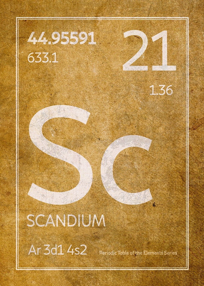 Scandium Element Symbol