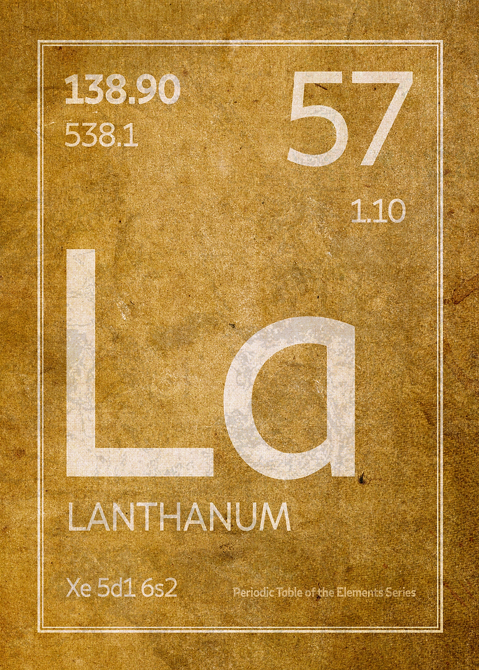 Lanthanum Element Symbol