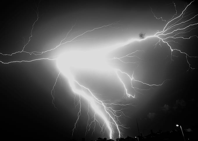 Lightning over Depot Park