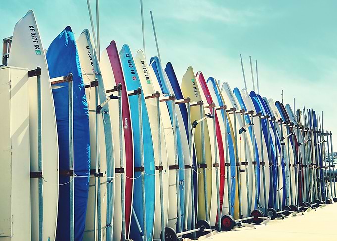 California surfboards