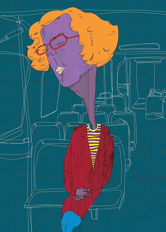 On the train