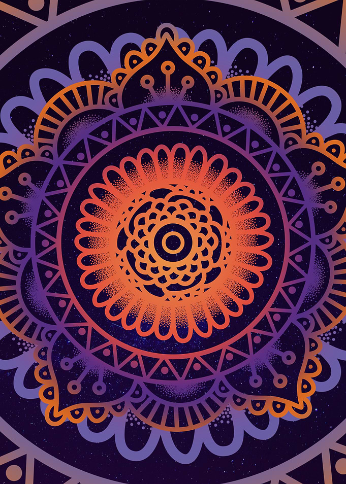 Universal Mandala Flower