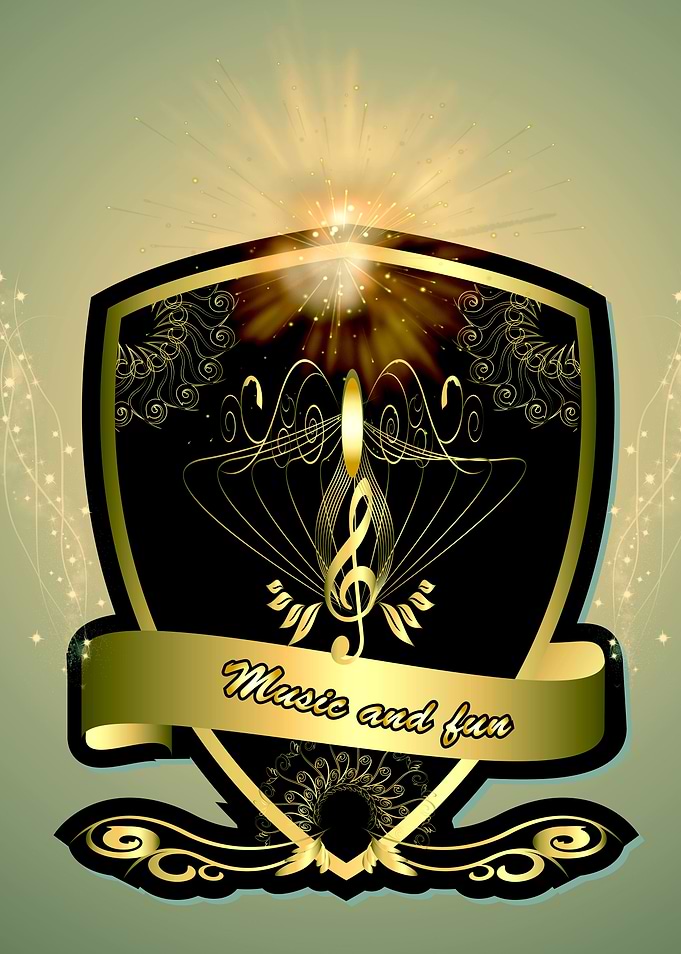 Clef on a shield
