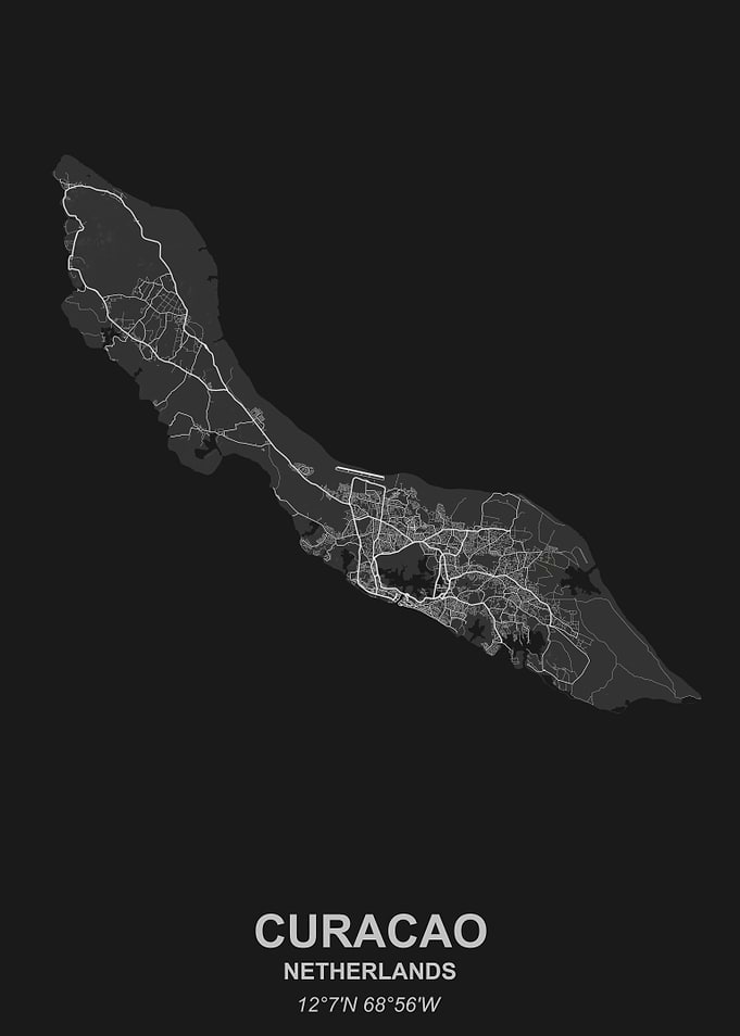 Curacao map