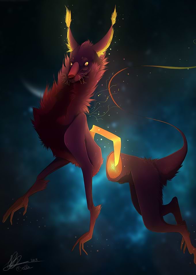 Floating in Space