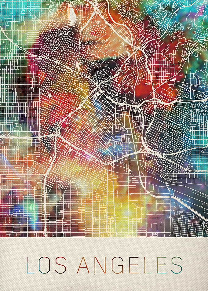 Los Angeles Street Map