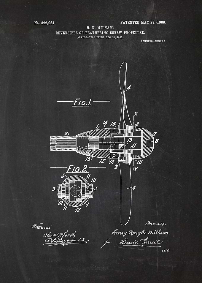 Reversible Screw Propeller