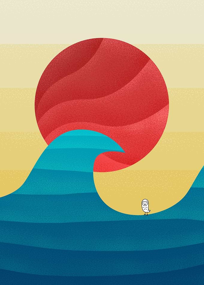 The perfect summer wave