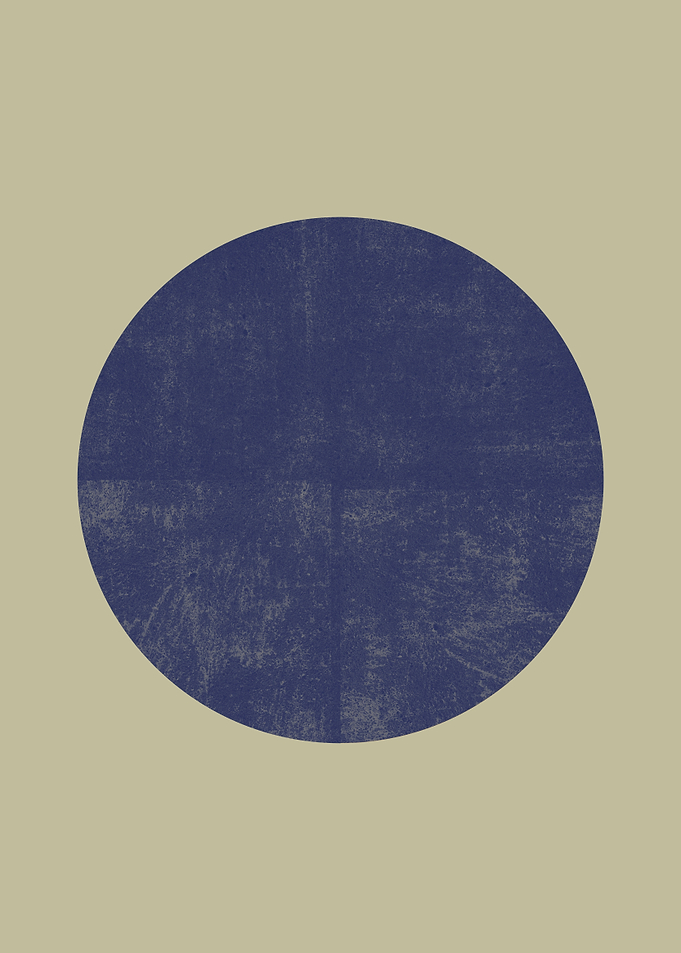Black and Gold Circle 09