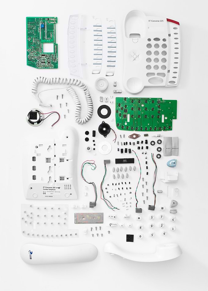 White telephone