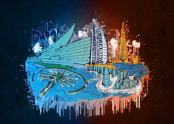 Dubai Acrylic 3D