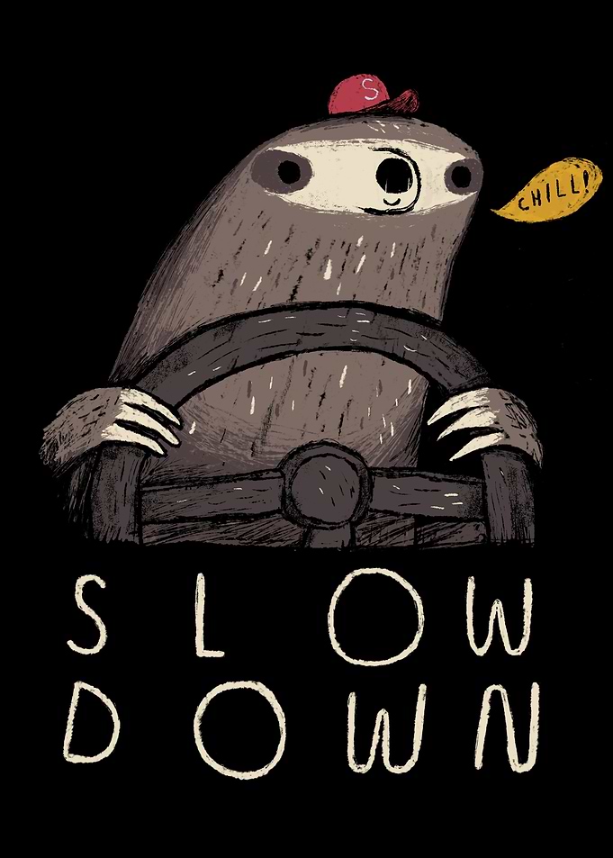 slow down