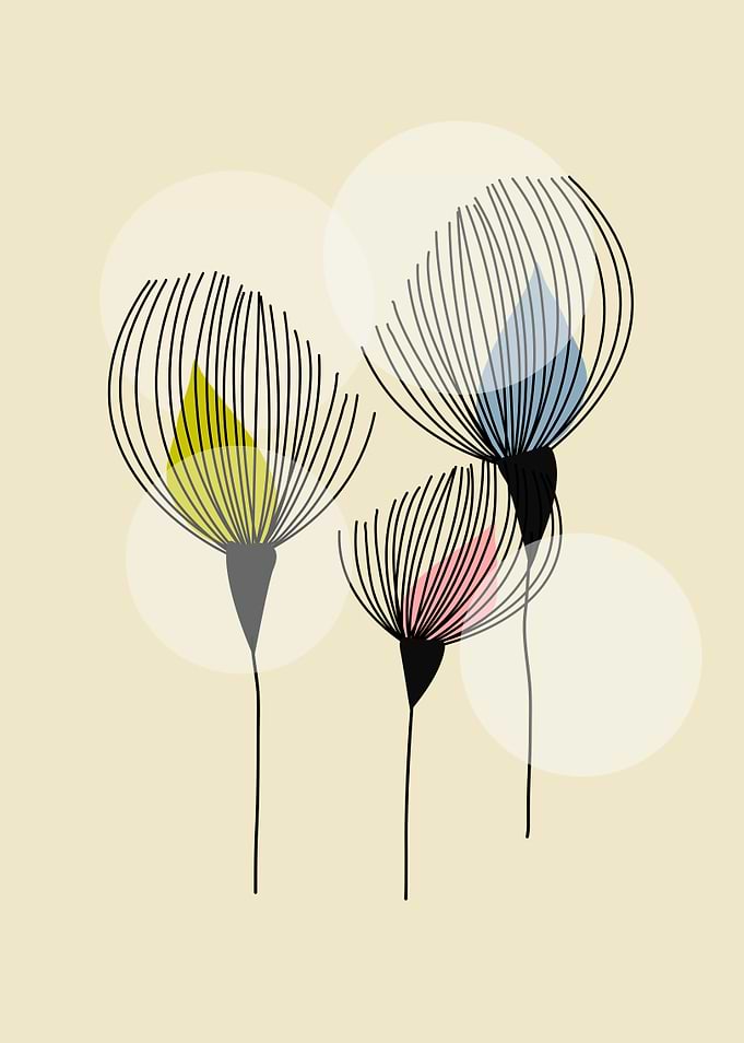 Retro Cotton Flower