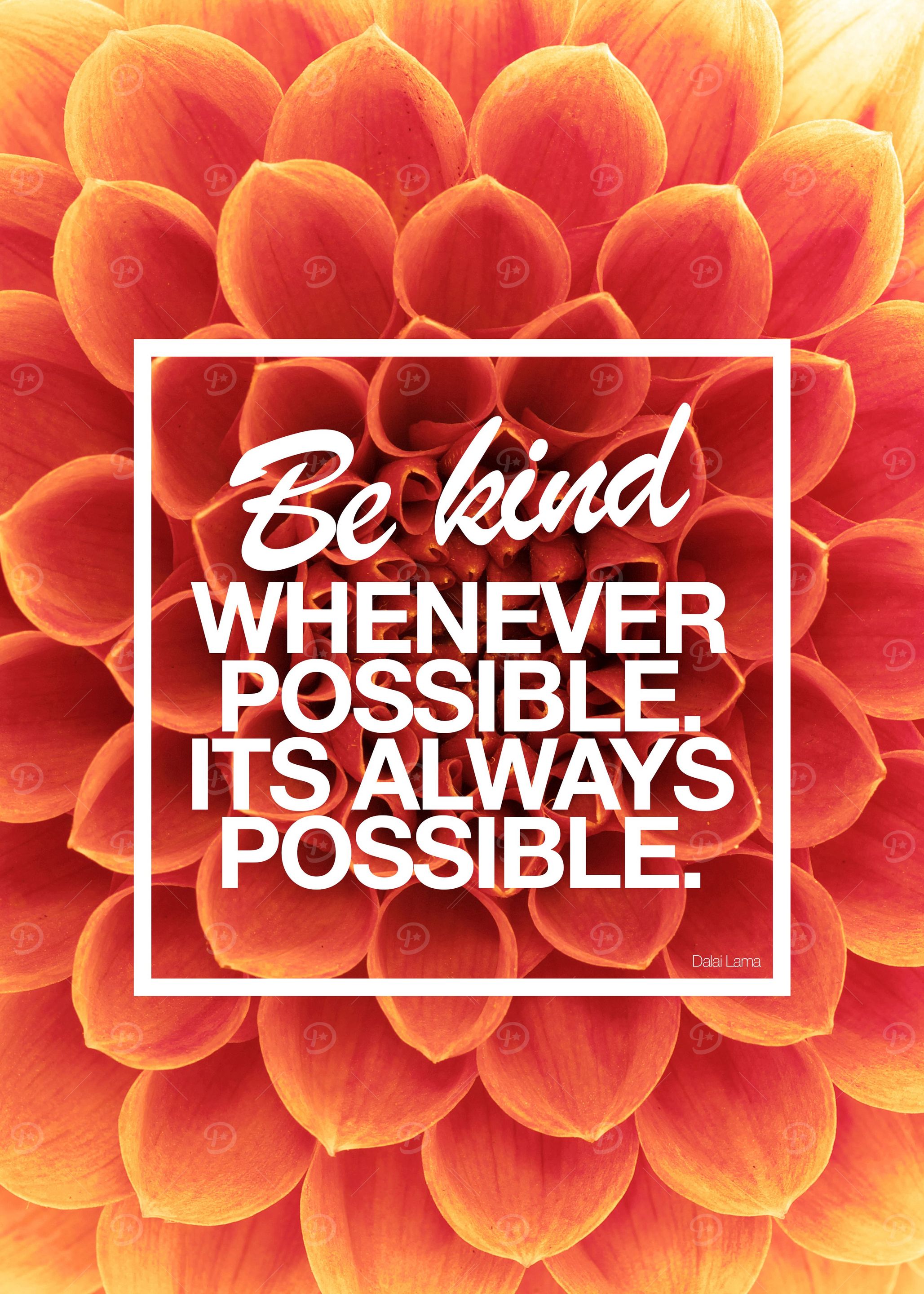 Be kind