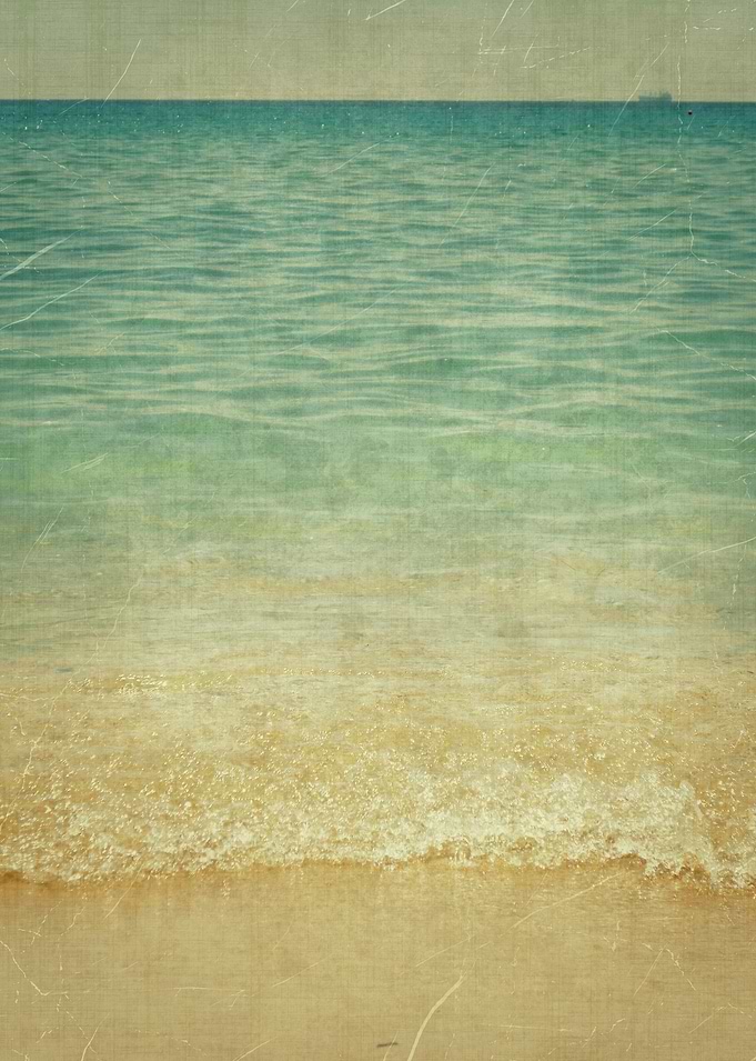 Vintage beach abstract