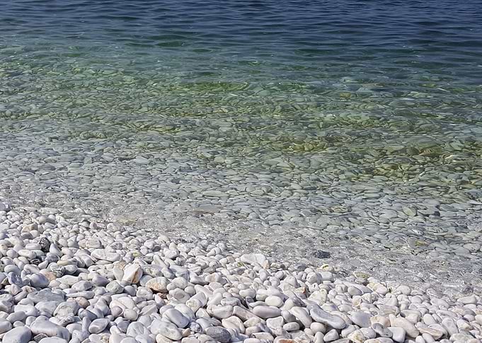 Stony beach