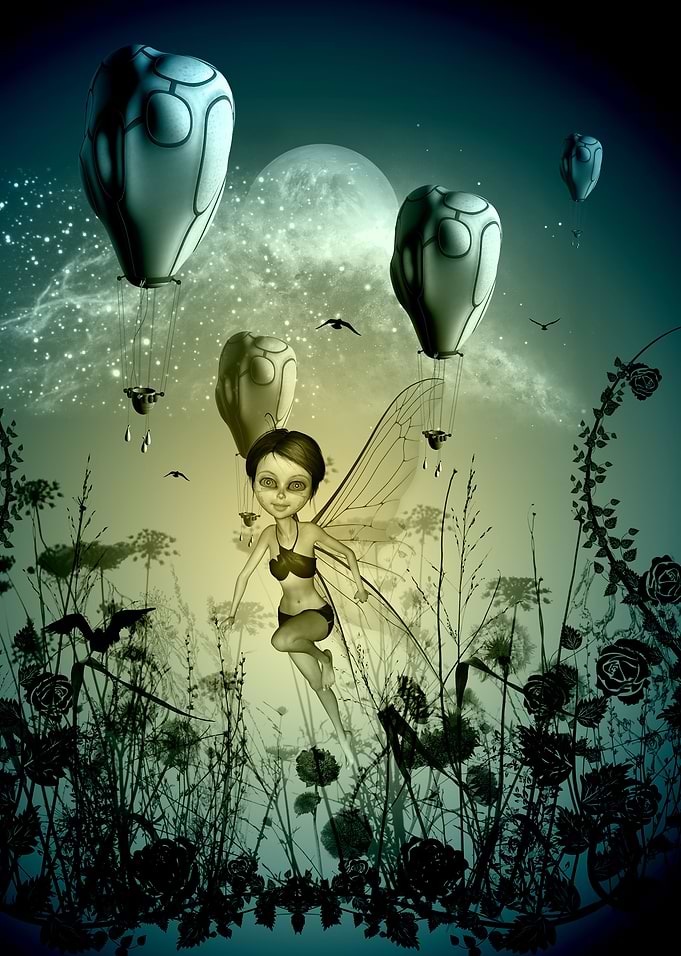 Little fairy in the night