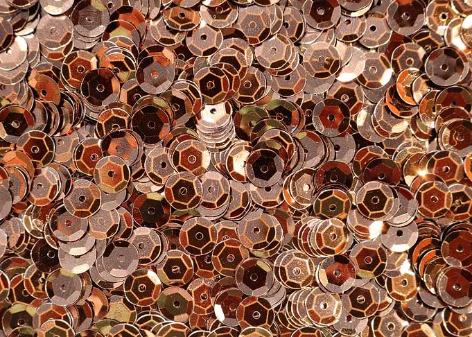 Brown sequins background
