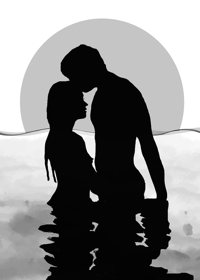 Lovers Black and White