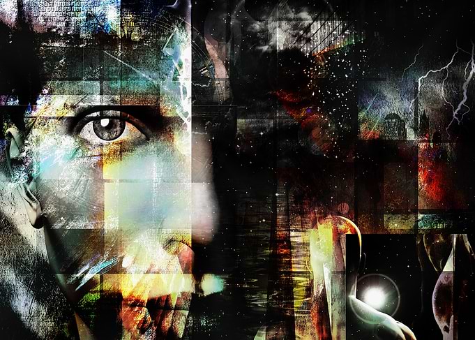 Woman Face - Surreal Art