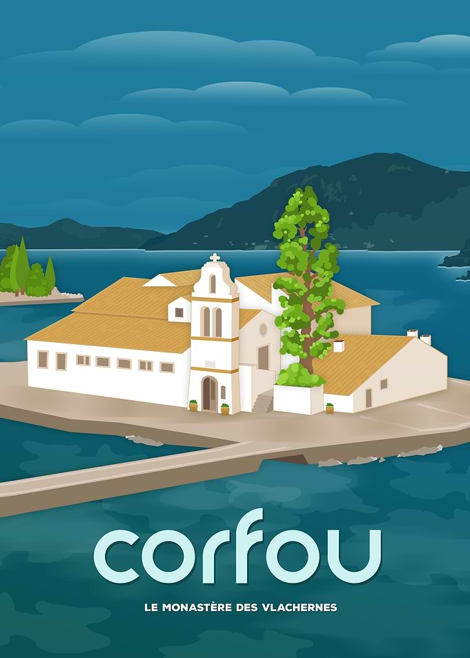 Corfu, Vlacherna Monastery