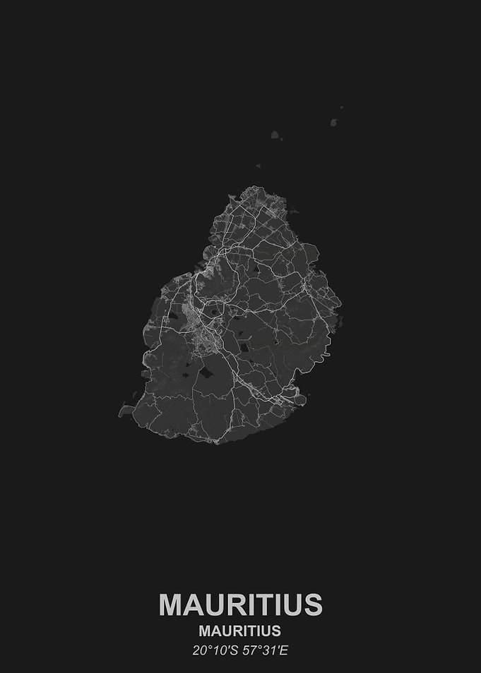 Map of Mauritius