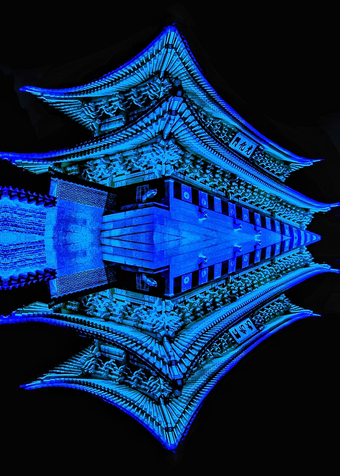 Blue Gyeongbokgung