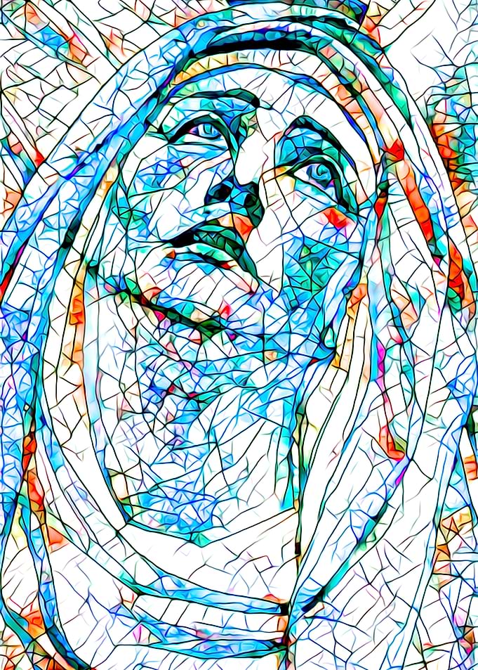 Stained Glass 8 - Madonna