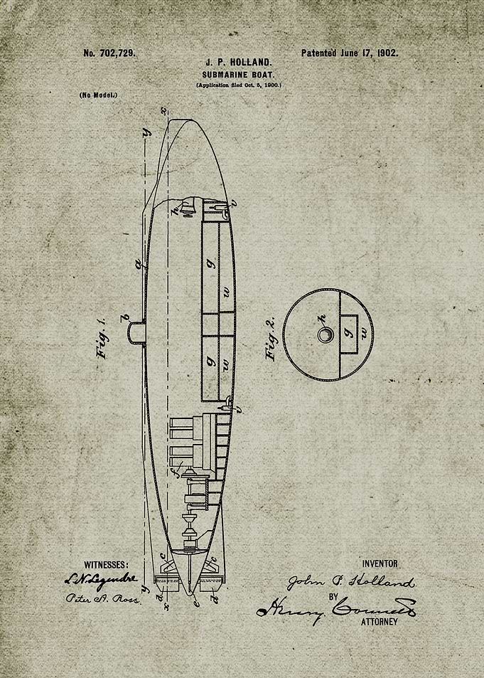 1900 Submarine Boat