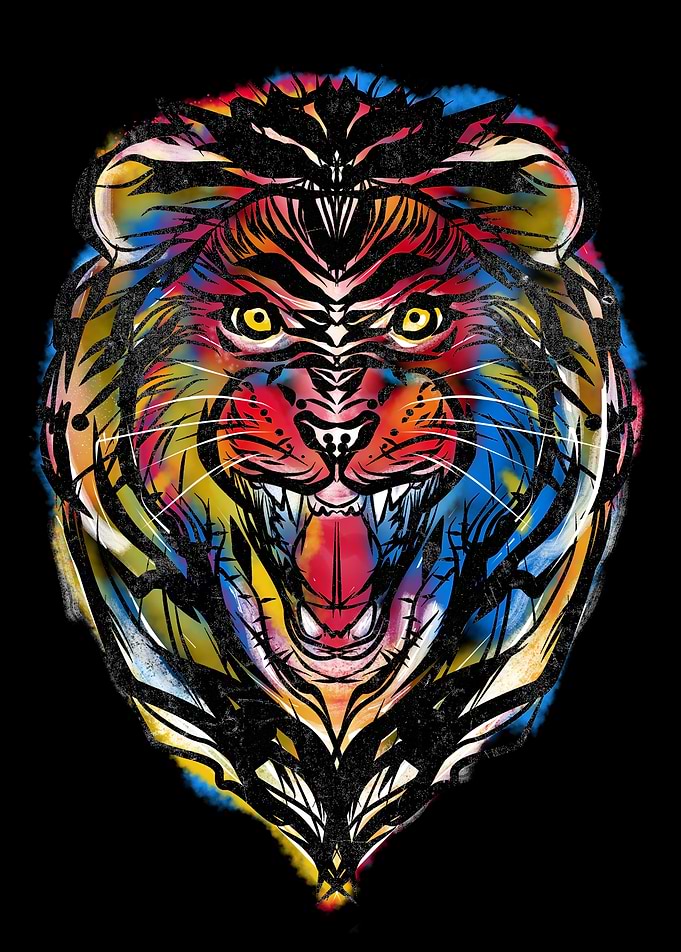 wild lion