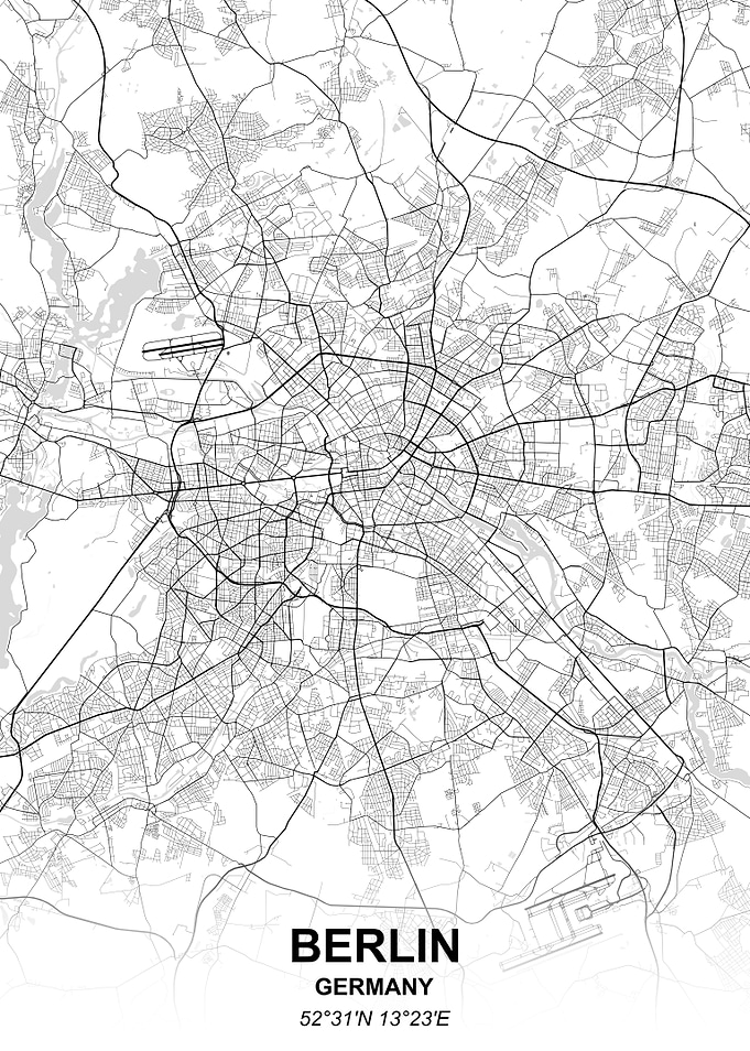 Berlin city map