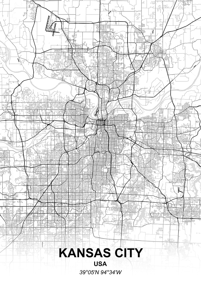 Kansas City city map