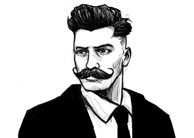 Classy mustache